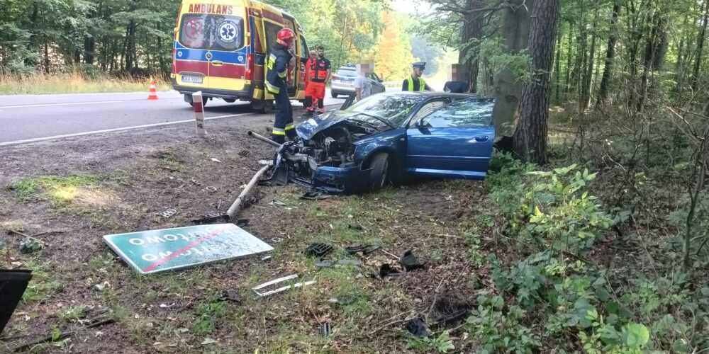 Trasa Hopowo – Egiertowo. Wypadek podczas wyprzedzania. Jedną osobę aresztowano – AKTUALIZACJA