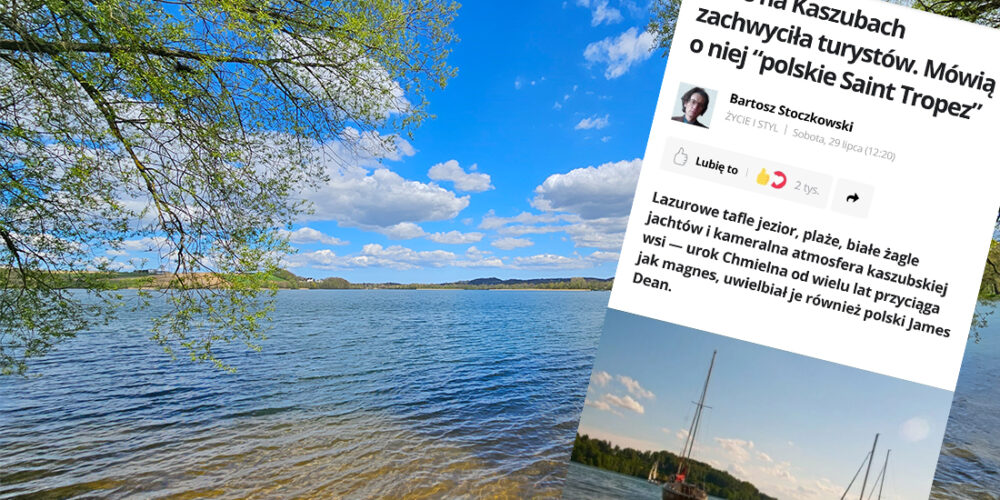 Chmielno nazwane na jednym z portali „polskim Saint Tropez”