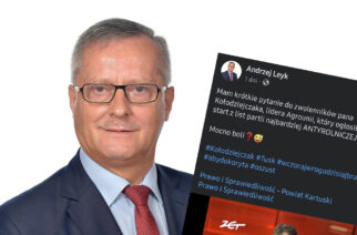 Andrzej Leyk pyta sympatyków M. Kołodziejczaka: „Mocno boli?”