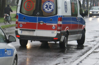 Kolizja na Placu Św. Brunona. Wśród pasażerów kobieta w ciąży