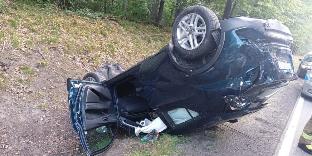 Borcz. Przez niedostosowanie prędkości spowodował wypadek. Został ukarany