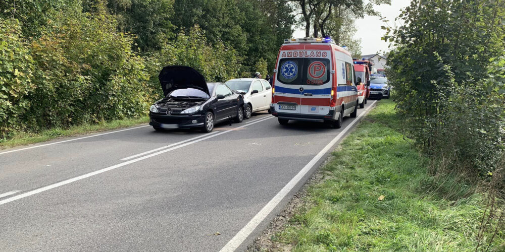 Pałubice. Wypadek drogowy z udziałem 3 pojazdów