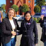 Górska i Rek na wspólnej konferencji prasowej. Wspominały m. in. lockdown