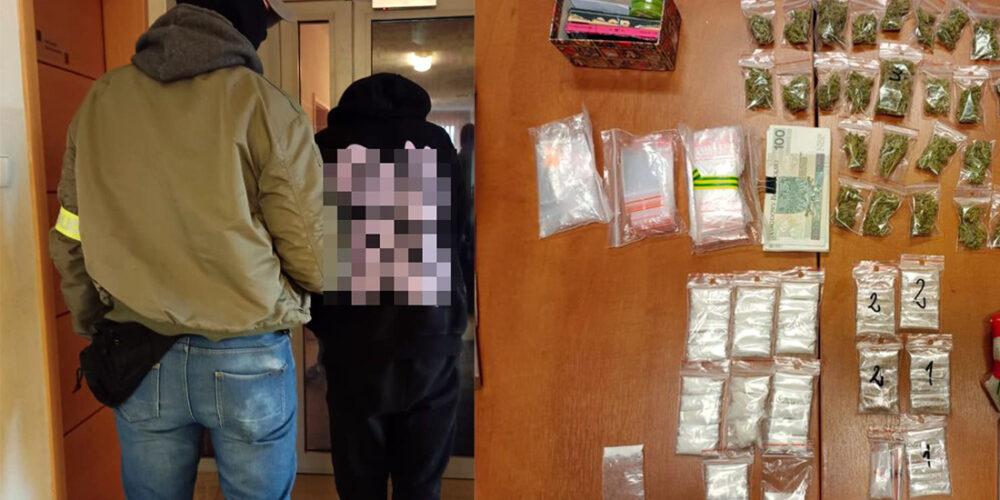 Kartuzy. W jego domu znaleźli narkotyki w znacznej ilości. Trafił do aresztu