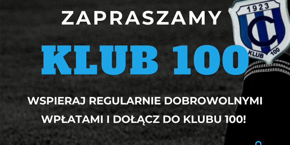 Cartusia 1923 zachęca do dołączenia do „Klubu 100”