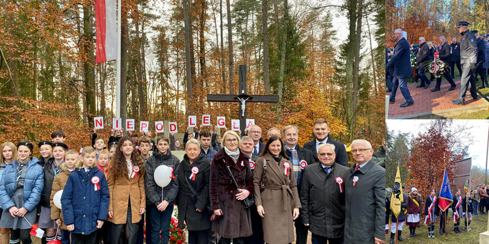 Uroczystość Święta Niepodległości w Lesie Hopowskim