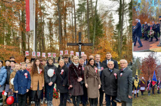 Uroczystość Święta Niepodległości w Lesie Hopowskim