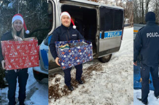 Policjanci pomogli przed świętami dwóm rodzinom i samotnemu mężczyźnie