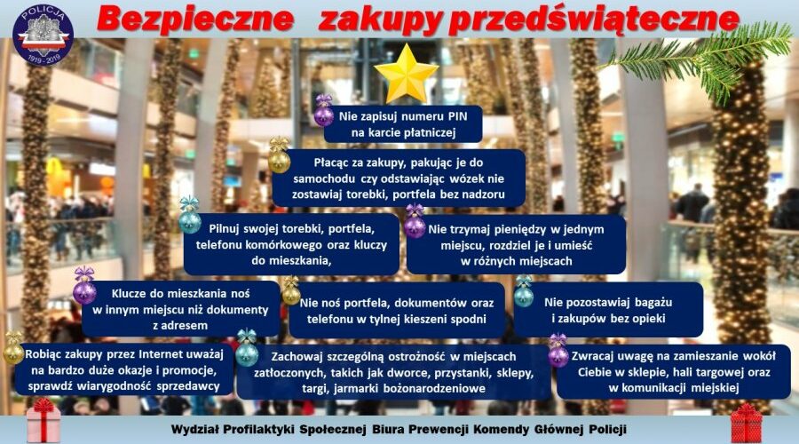 Ostatni dzwonek na przedświąteczne zakupy. Jest apel policji
