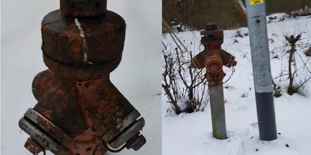 Obserwator33 o starych hydrantach w Babim Dole: „Rozpadają się od środka!”