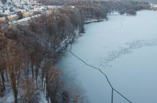 Policja apeluje, by nie wchodzić na zamarznięte jeziora