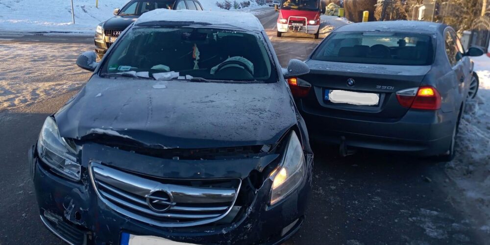 Kolizja w Kiełpinie. Sprawca ukarany mandatem