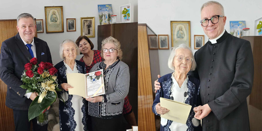 102. urodziny Genowefy Bulczak. Jest jedną z najstarszych mieszkanek Kartuz