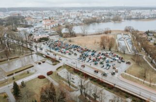 Kartuzy. Rolnicy znów strajkowali. Ukrainka wykrzyczała im, co myśli