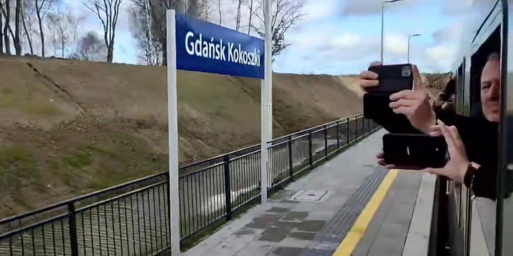 Pierwszy pociąg przejechał bajpasem kartuskim