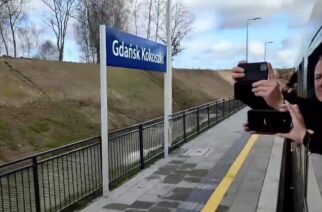 Pierwszy pociąg przejechał bajpasem kartuskim