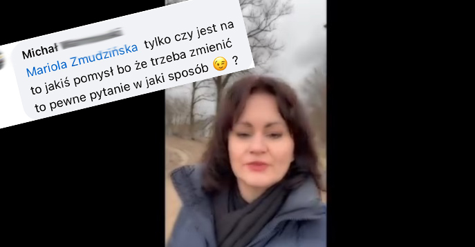 Żukowo. Czytelnik o publikacjach radnej: „To żadna sztuka zrobić sobie zdjęcie przy dziurze w drodze…”