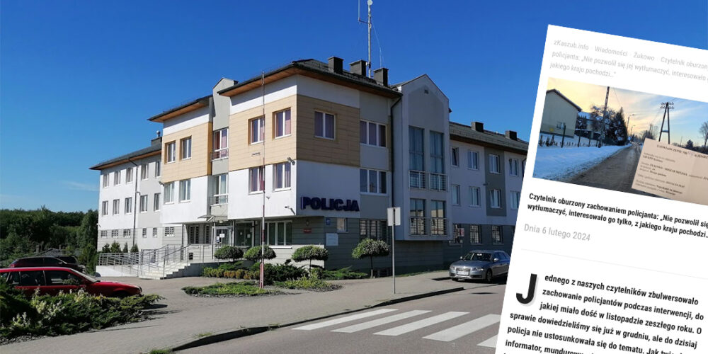 Policja wyjaśnia sprawę interwencji w Żukowie: „To porządni funkcjonariusze…”