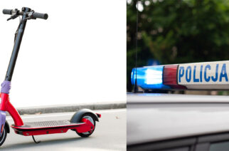 Sierakowice. Spowodował kolizję na hulajnodze elektrycznej. Był pijany