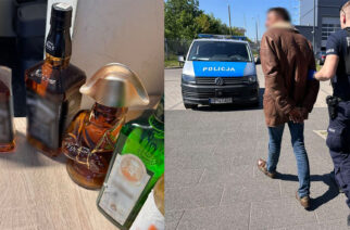 42-latek z Sierakowic ukradł alkohol. „Wpadł” bo skosztował łupu i zasnął na ławce