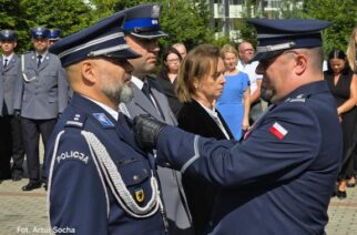 Kartuzy. Święto Policji 2024. Awansowano 39 policjantów