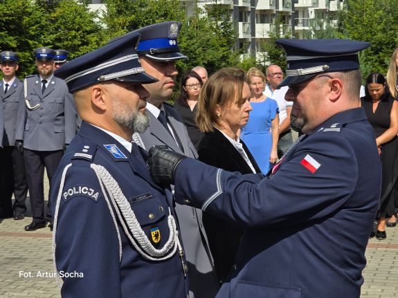 Kartuzy. Święto Policji 2024. Awansowano 39 policjantów