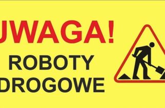Uwaga! Roboty drogowe na granicy z gm. Stężyca